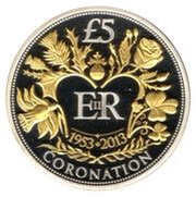 5 Pounds - Elizabeth II Diamond Jubilee, United Kingdom, 2013 reverse image