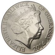 5 Pounds - Elizabeth II D-Day - By Land obverse image