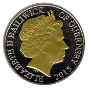 5 Pounds - Elizabeth II Reflections of a Reign; Selective gold plating obverse image