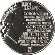 5 Pounds - Elizabeth II Reflections of a Reign, United Kingdom, 2015 reverse image