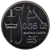 5 pounds - Elizabeth II Magna Carta, United Kingdom, 2015 reverse image