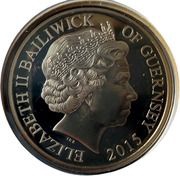 5 pounds - Elizabeth II Winston Churchill in helmet obverse image