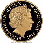 5 Pounds - Elizabeth II Duke of Edinburgh; Gold Proof obverse image