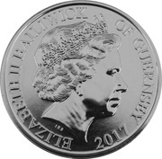 5 Pounds - Elizabeth II Sapphire Jubilee obverse image