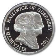 5 Pounds - Elizabeth II Platinum Wedding; Silver Proof obverse image
