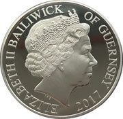 5 Pounds - Elizabeth II Sapphire Jubilee; Proof obverse image