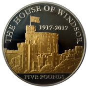 5 Pounds - Elizabeth II House of Windsor, United Kingdom, 2017 reverse image