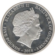 5 Pounds - Elizabeth II Emily Brontë - Wuthering Heights obverse image