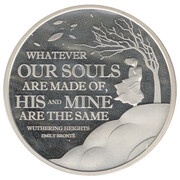 5 Pounds - Elizabeth II Emily Brontë - Wuthering Heights, United Kingdom, 2018 reverse image