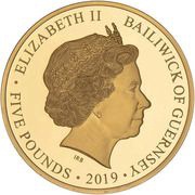 5 Pounds - Elizabeth II D-Day Landing 01.20; Gold Proof obverse image