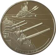 5 Pounds - Elizabeth II D-Day Landing 05.30, United Kingdom, 2019 reverse image