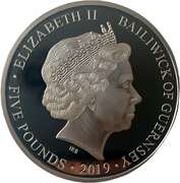 5 Pounds - Elizabeth II D-Day Landing 16.05 obverse image