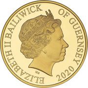5 Pounds Elizabeth II 75th Anniversary-V.E. Day; Gold Proof obverse image