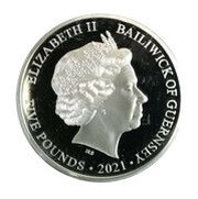 5 Pounds - Elizabeth II Decimalisation obverse image