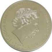 5 Pounds - Elizabeth II The Duke of Cambridge 40th Birthday obverse image