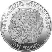 5 Pounds - Charles III Dambusters, United Kingdom, 2023 reverse image