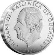 5 Pounds - Charles III King Charles III 75th Birthday; Silver Proof obverse image