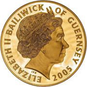 10 Pounds - Elizabeth II The Battle of Trafalgar; Gold Proof obverse image
