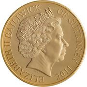 10 Pounds - Elizabeth II Royal Wedding, Gold Proof obverse image