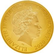 10 Pounds Elizabeth II 75th Anniversary-V.E. Day; Gold Proof obverse image