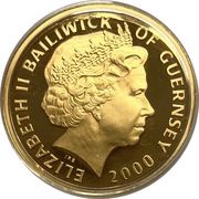 25 Pounds - Elizabeth II Queen Mother's 100th Birthday - Gold obverse image
