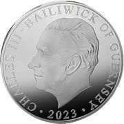 50 Pounds - Charles III Dambusters; Silver Proof obverse image