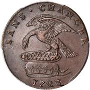 ½ Penny - James Stanley obverse image