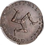½ Penny - James Stanley, United Kingdom, 1723 reverse image