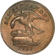 ½ Penny - James Stanley obverse image