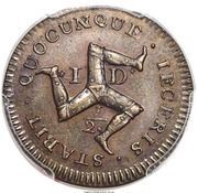 ½ Penny - James Stanley reverse image
