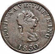 ½ Penny - George III John McTurk obverse image