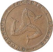 ½ Penny - William Callister Bank Token Coinage obverse image