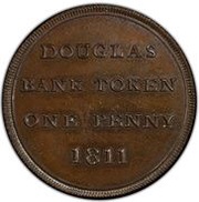 1 Penny Douglas Bank, United Kingdom, 1811 reverse image