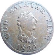 1 Penny - George III obverse image
