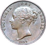 1 Penny - Victoria obverse image