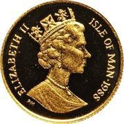 1⁄25 Crown - Elizabeth II Manx Cat obverse image