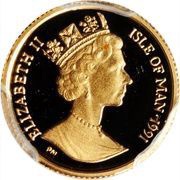 1⁄25 Crown - Elizabeth II Norwegian Forest Cat obverse image