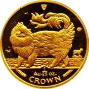 1⁄25 Crown - Elizabeth II Maine Coon Cat reverse image