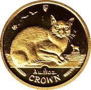 1⁄25 Crown - Elizabeth II Burmese Cat reverse image