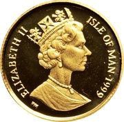 1⁄25 Crown - Elizabeth II Blue British Short Hair Cat obverse image