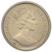 1⁄25 Crown - Elizabeth II Scottish Fold Cat obverse image