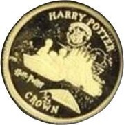 1⁄25 Crown - Elizabeth II Journey to Hogwarts reverse image