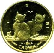 1⁄25 Crown - Elizabeth II Balinese Cat reverse image