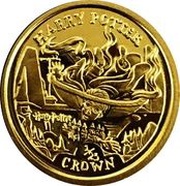 1⁄25 Crown - Elizabeth II Harry Potter and the Pensieve, United Kingdom, 2005 reverse image