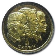 1⁄25 Crown - Elizabeth II Prince Charles and Sons, United Kingdom, 2008 reverse image