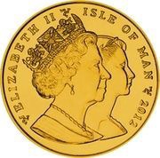 1⁄25 Crown - Elizabeth II Manx Cat obverse image