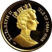⅒ Crown - Elizabeth II Manx Cat obverse image