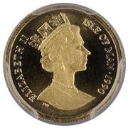 ⅒ Crown - Elizabeth II New York Alley cat obverse image