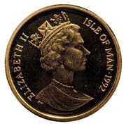 ⅒ Crown - Elizabeth II Siamese Cat obverse image