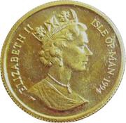 ⅒ Crown - Elizabeth II Japanese Bobtail Cat obverse image
